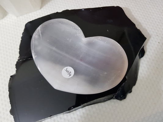 Selenite Heart Bowl - SHB4