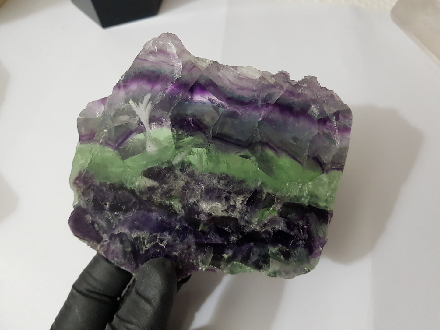 Rainbow Fluorite Crystal Slice - RFS2