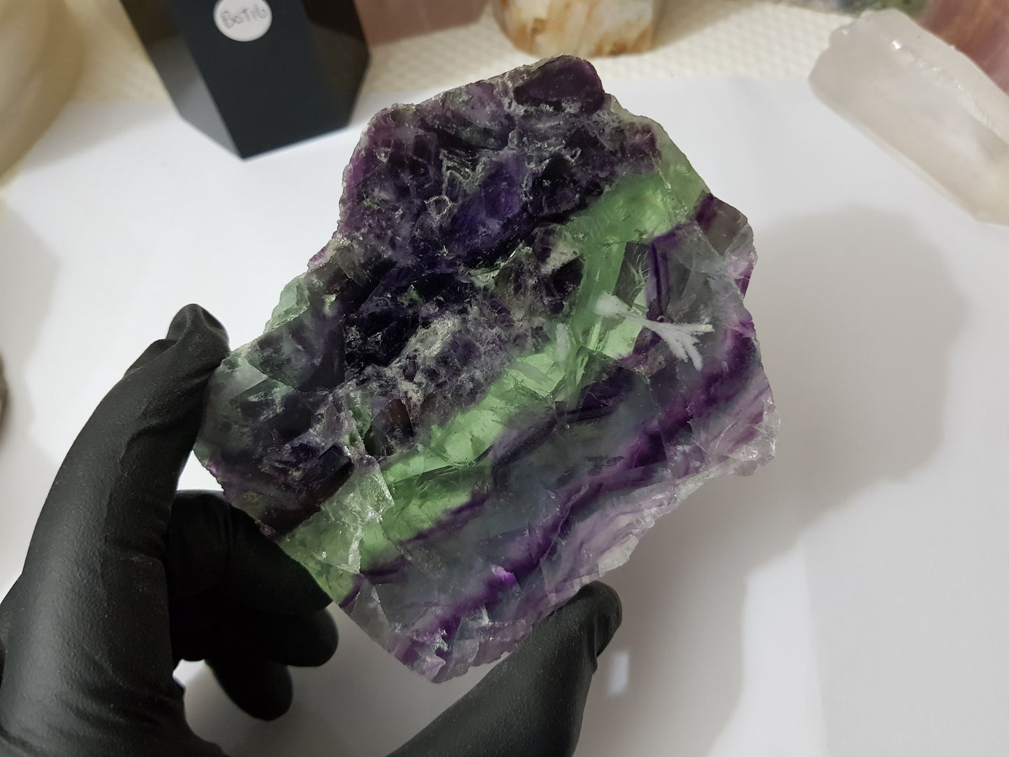 Rainbow Fluorite Crystal Slice - RFS2