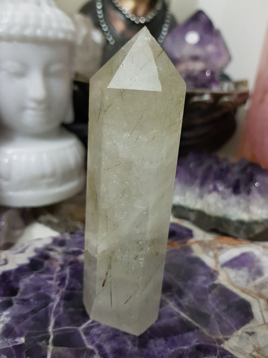 Rutilated Quartz Crystal Point - RTQ2