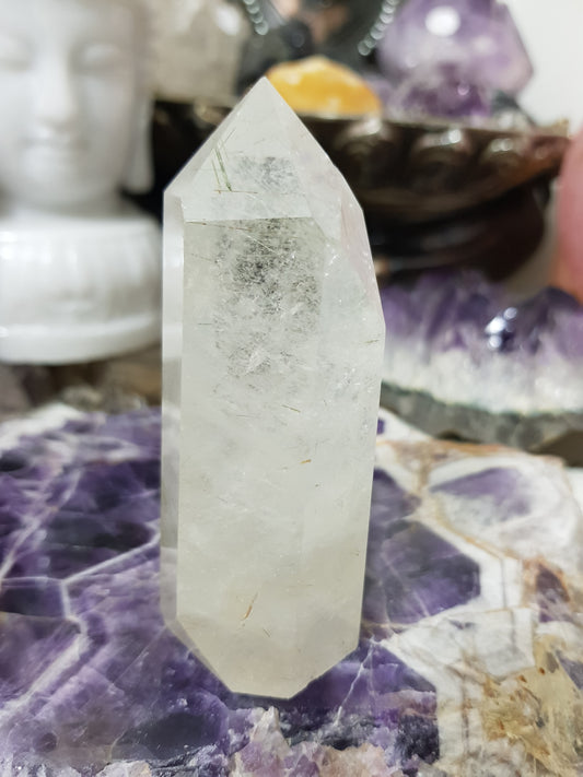 Rutilated Quartz Crystal Point - RTQ5