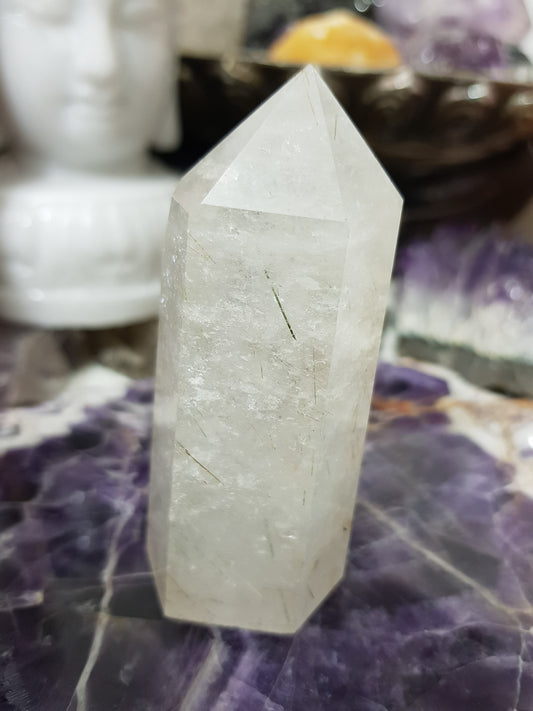 Rutilated Quartz Crystal Point - RTQ6