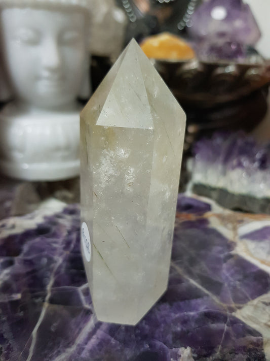 Rutilated Quartz Crystal Point - RTQ8