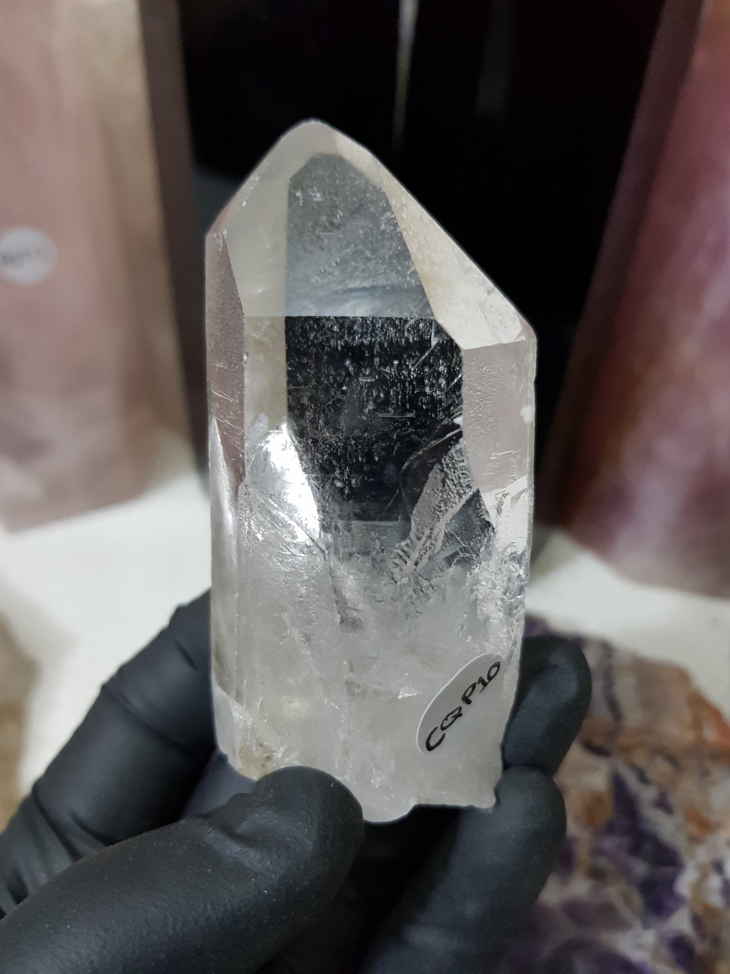 Natural Clear Quartz Crystal Point - CQP10