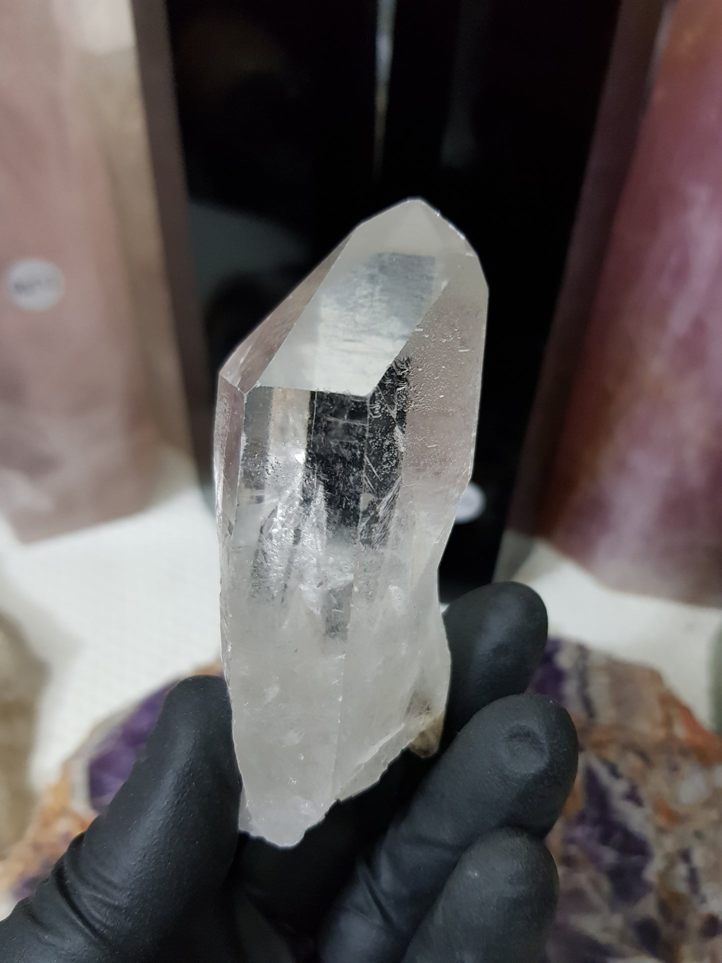 Natural Clear Quartz Crystal Point - CQP10