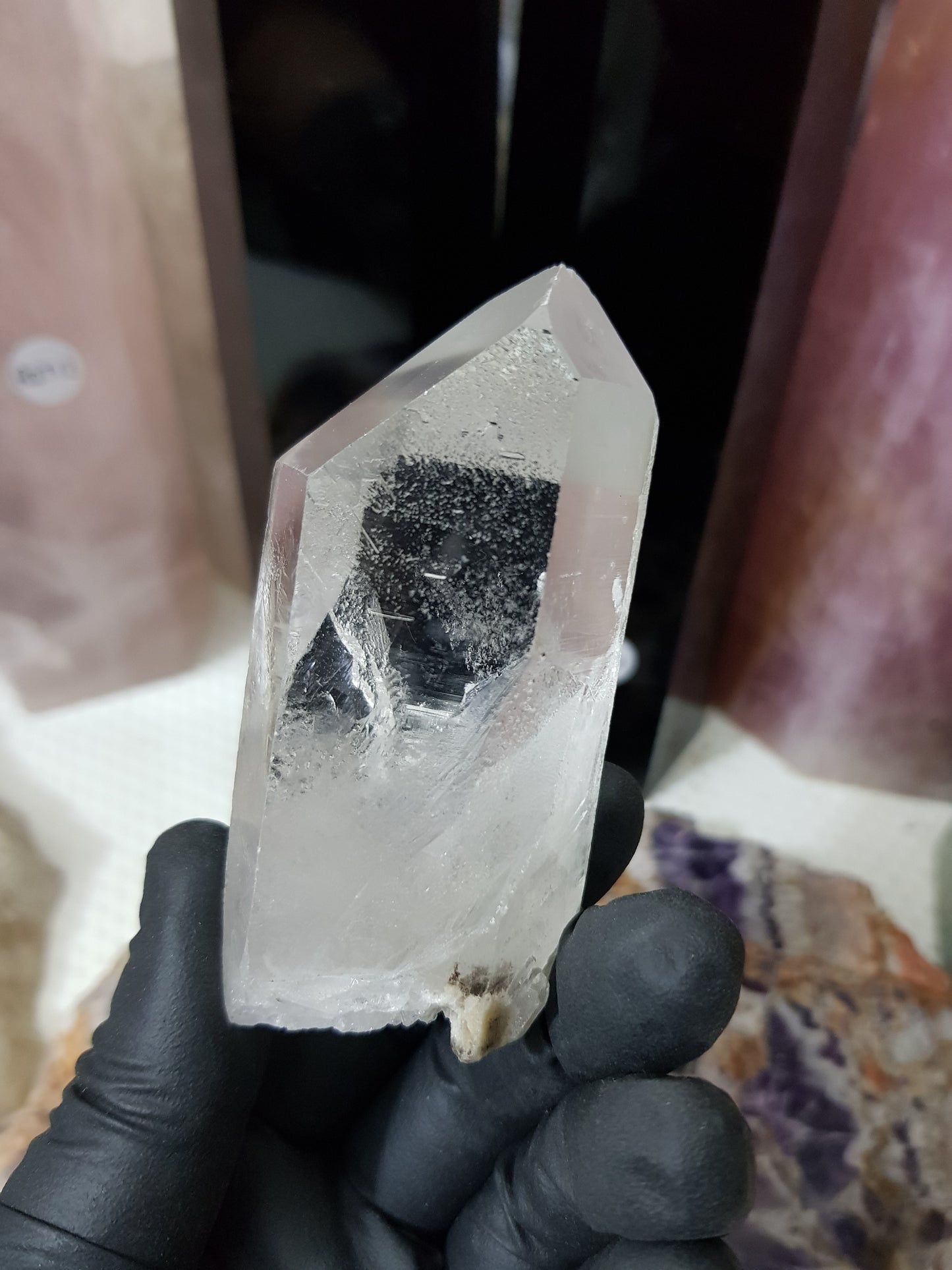 Natural Clear Quartz Crystal Point - CQP10