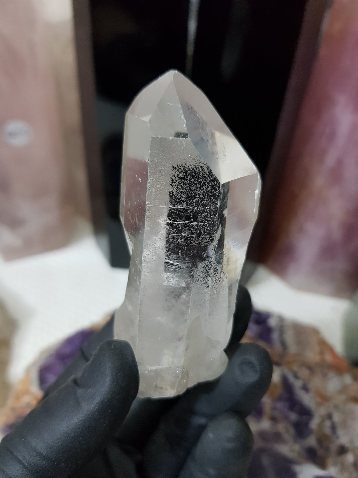 Natural Clear Quartz Crystal Point - CQP10