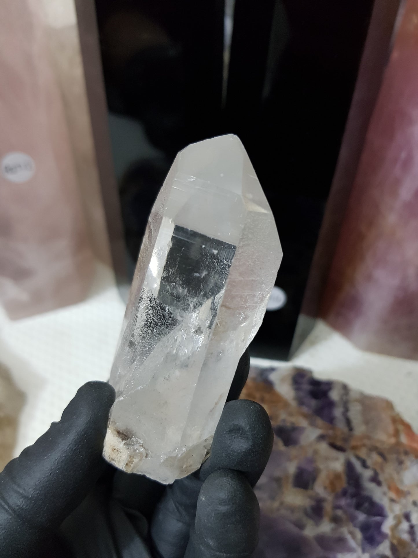 Natural Clear Quartz Crystal Point - CQP10