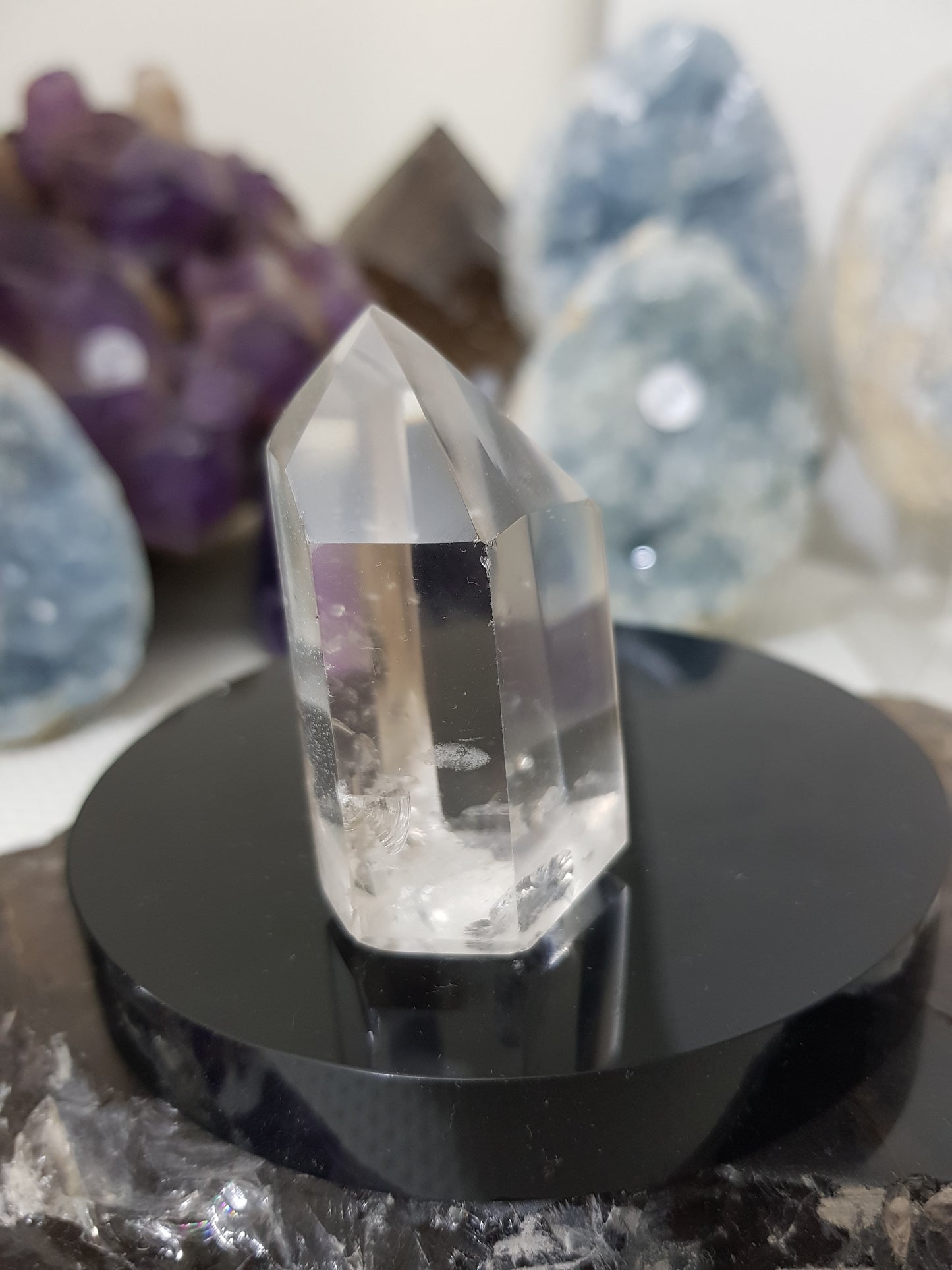 CQG8 - 1 Small Clear Quartz Crystal Point