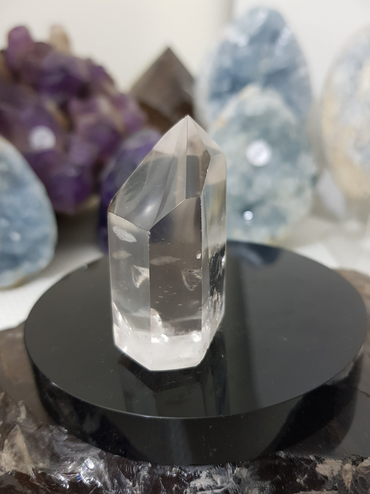 CQG8 - 1 Small Clear Quartz Crystal Point